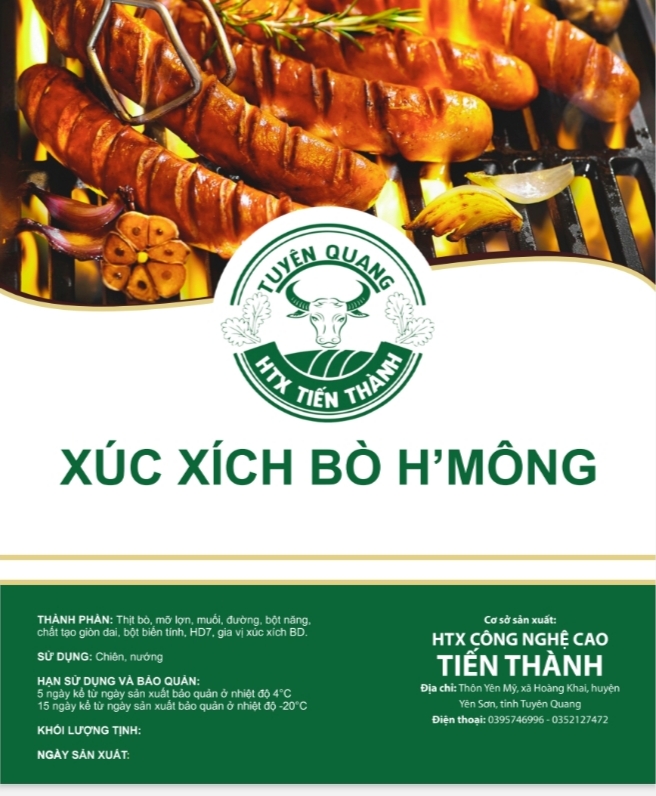 Xúc xích bò H’Mông Tiến Thành